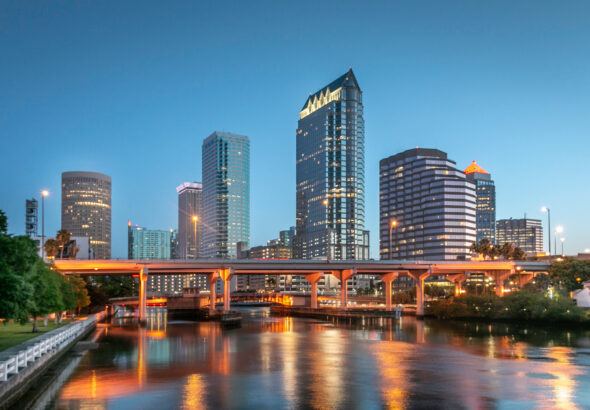 Tampa Bay Florida Skyline