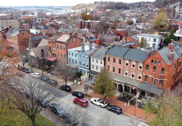 Historic city neighborhood